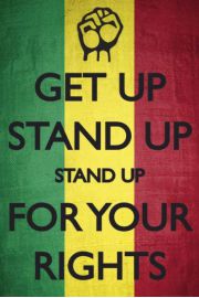 Bob Marley Get Up Stand up - plakat 61x91,5 cm
