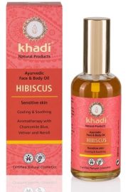 Khadi Ajurwedyjski olejek do twarzy i ciaa z hibiskusem 100 ml