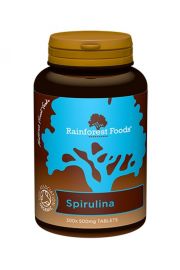 Rainforest Foods Spirulina 500 mg - suplement diety 300 tab. Bio