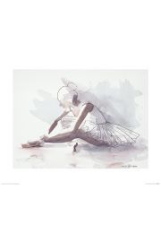 Balerina Le Dbut - plakat premium 50x40 cm