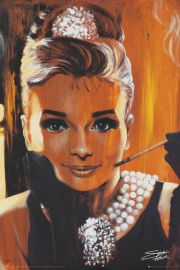 Audrey Hepburn niadanie u Tiffanego - plakat 61x91,5 cm