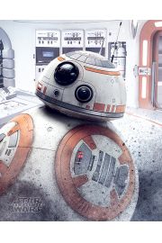 Star Wars Gwiezdne Wojny Ostatni Jedi BB-8 - plakat 40x50 cm