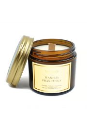 Your Candle wieca sojowa zapachowa z drewnianym knotem wanilia francuska 120 ml