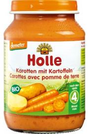 Holle Obiadek marchew z ziemniakami po 5. miesicu 190 g Bio