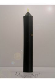 MagoiAgni Czarna wieca z wosku 10x1,8 cm