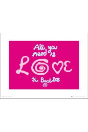 The Beatles All You Need Is Love - plakat premium 40x30 cm