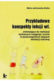 eBook Przykadowe konspekty lekcji wf pdf