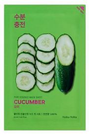 Holika Holika Pure Essence Mask Sheet Cucumber nawilajca maseczka z ekstraktem z ogrka 20 ml
