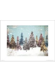 Christmas Trees - plakat premium 40x30 cm