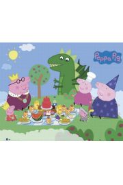 winka Peppa Piknik - plakat 50x40 cm