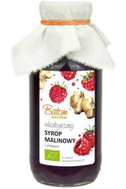 Batom Syrop malinowy z imbirem 330 ml Bio