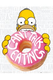 The Simpsons - Nie mog rozmawia - plakat 40x50 cm