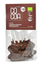 Cocoa Lizaki czekoladowo - migdaowe bezglutenowe 75 g Bio