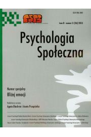 Psychologia spoeczna t8 3(26) 2013