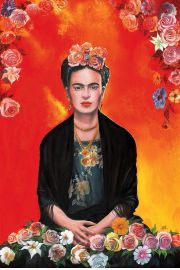 Frida Kahlo Medytacja - plakat 61x91,5 cm