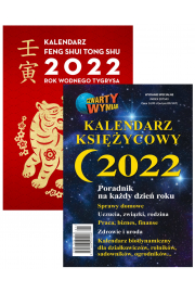 Pakiet: Kalendarz Feng shui Tong Shu 2022 Rok Wodnego Tygrysa, Kalendarz Ksiycowy 2022. Czwarty Wymiar