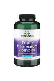 Swanson Triple Magnesium complex Suplement diety 300 kaps.