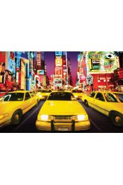 Nowy Jork Times Square Takswki - plakat 91,5x61 cm