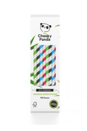 The Cheeky Panda Somki bambusowe jednorazowe, biodegradowalne 100 szt.