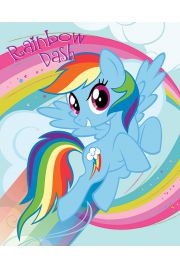 My Little Pony Rainbow Dash - plakat 40x50 cm