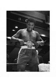 Muhammad Ali Belt - plakat premium 60x80 cm