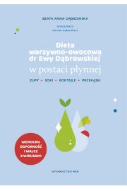 Dieta warzywno-owocowa dr Ewy Dbrowskiej w postaci pynnej. Koktajle, soki, zupy, przekski