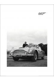 James Bond Sean Connery - plakat premium 60x80 cm