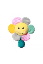 Grzechotka dla niemowlt Rainbow flower Babyono
