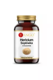 Yango Hericium - Soplówka - ekstrakt 10% polisacharydów Suplement diety 90 kaps.
