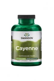 Swanson Cayenne 450 mg - suplement diety 300 kaps.
