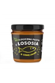 KuterFish Ekologiczna Pasta z ososia + siemie lniane 90 g Bio