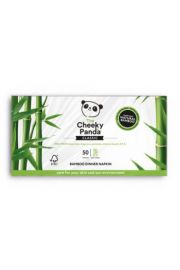 The Cheeky Panda Serwetki stoowe bambusowe dwuwarstwowe 50 szt.