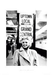 Marilyn Monroe grand central station - plakat premium 60x80 cm
