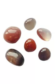 Chalcedon z karneolem, kamie