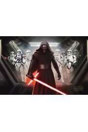 Star Wars Gwiezdne Wojny Przebudzenie Mocy Kylo Ren i Szturmowcy - plakat