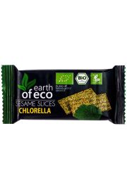 Earth Of Eco Sezamki z chlorell bezglutenowe 18 g bio