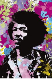 Jimi Hendrix colours - plakat 61x91,5 cm