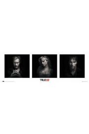 Czysta Krew True Blood Tryptyk - plakat premium 95x33 cm