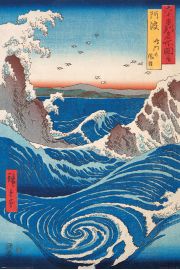 Hiroshige Ando Naruto Whirlpool - plakat 61x91,5 cm
