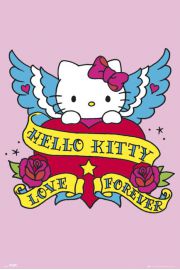 Hello Kitty Tatua - plakat 61x91,5 cm