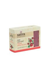Sattva Body Soap indyjskie mydo glicerynowe Rose 125 g