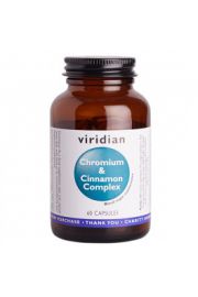 Viridian Chrom&Cynamon Kompleks - suplement diety 60 kaps.