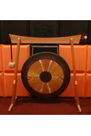 Drewniany stojak na gong - 60 cm