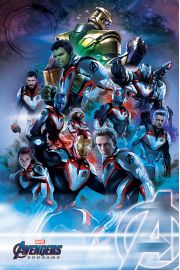 Avengers Endgame Quantum Realm Suits - plakat 61x91,5 cm