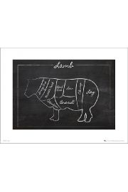 Lamb Chalk - plakat premium 50x40 cm