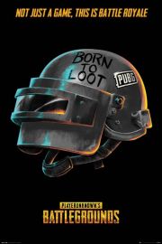 PUBG Playerunknowns Battlegrounds Born To Loot - plakat 61x91,5 cm
