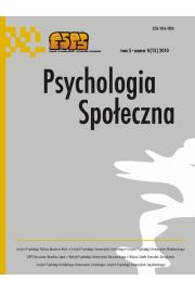 Psychologia Społeczna nr 4(15)/2010