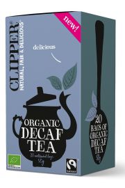 Clipper Herbata czarna bezkofeinowa fair trade 20 x 2,5 g Bio