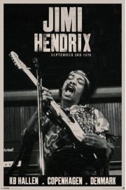 Jimi Hendrix Copenhagen - plakat