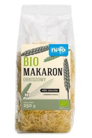 Niro Makaron orkiszowy z kurkum nitki zociste 250 g Bio